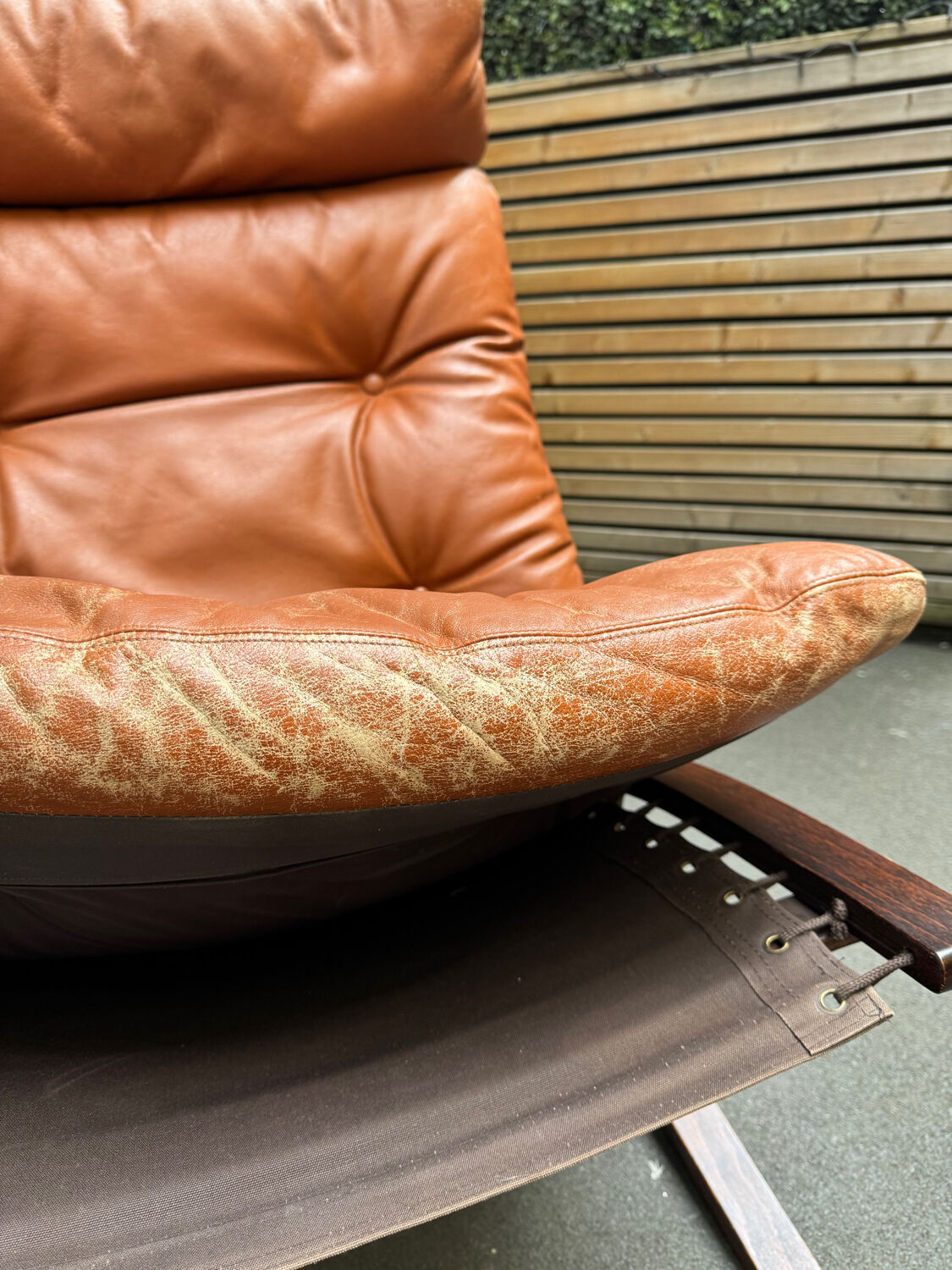 Fauteuil Siesta Lounge par Ingmar Relling pour Westnofa, Norvège