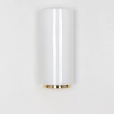 Opal glass wall light designed by Limburg, Germany.