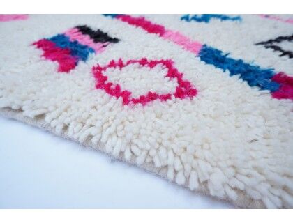 Colorful Berber Carpet 222 X 147cm