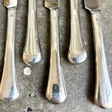 6 chrome metal knives