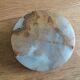 Round alabaster ashtray