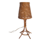 Vintage bamboo bedside lamp