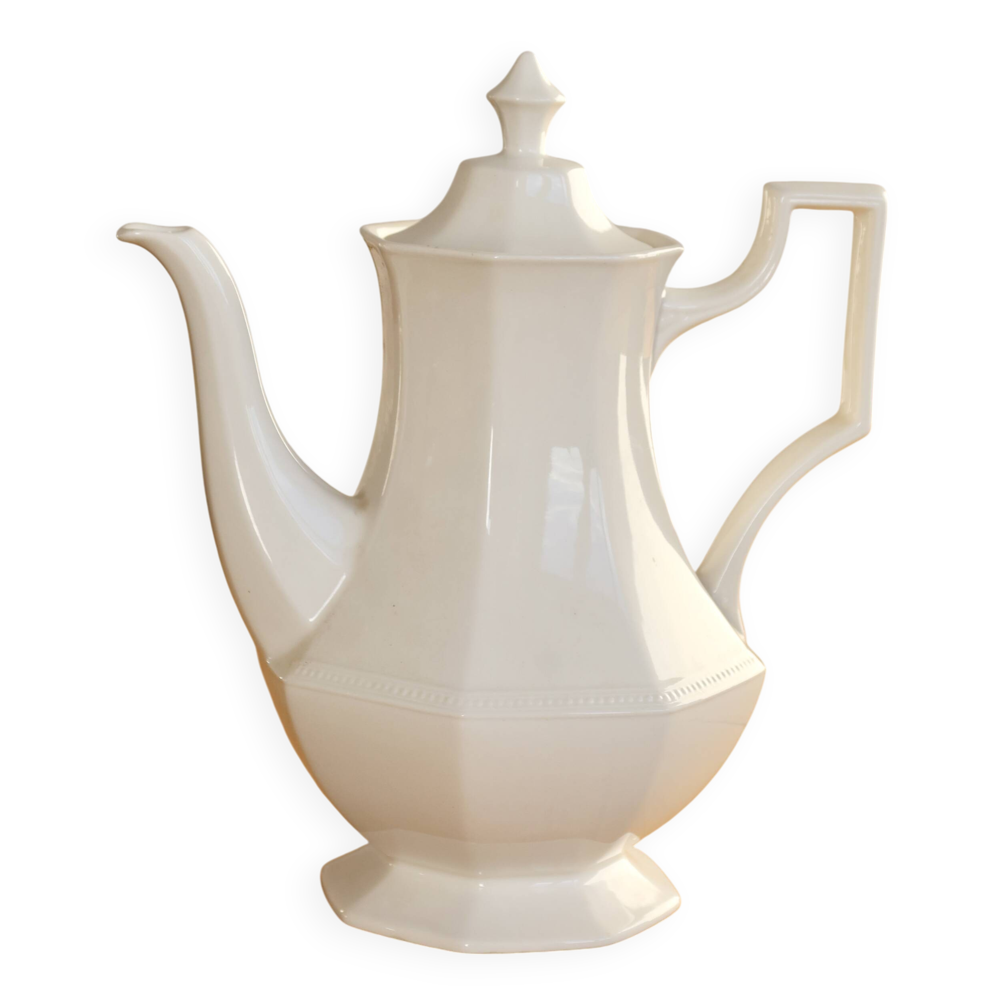 Large vintage jug Johnson Brothers Pearl pattern white porcelain