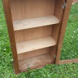 Natural wood showcase