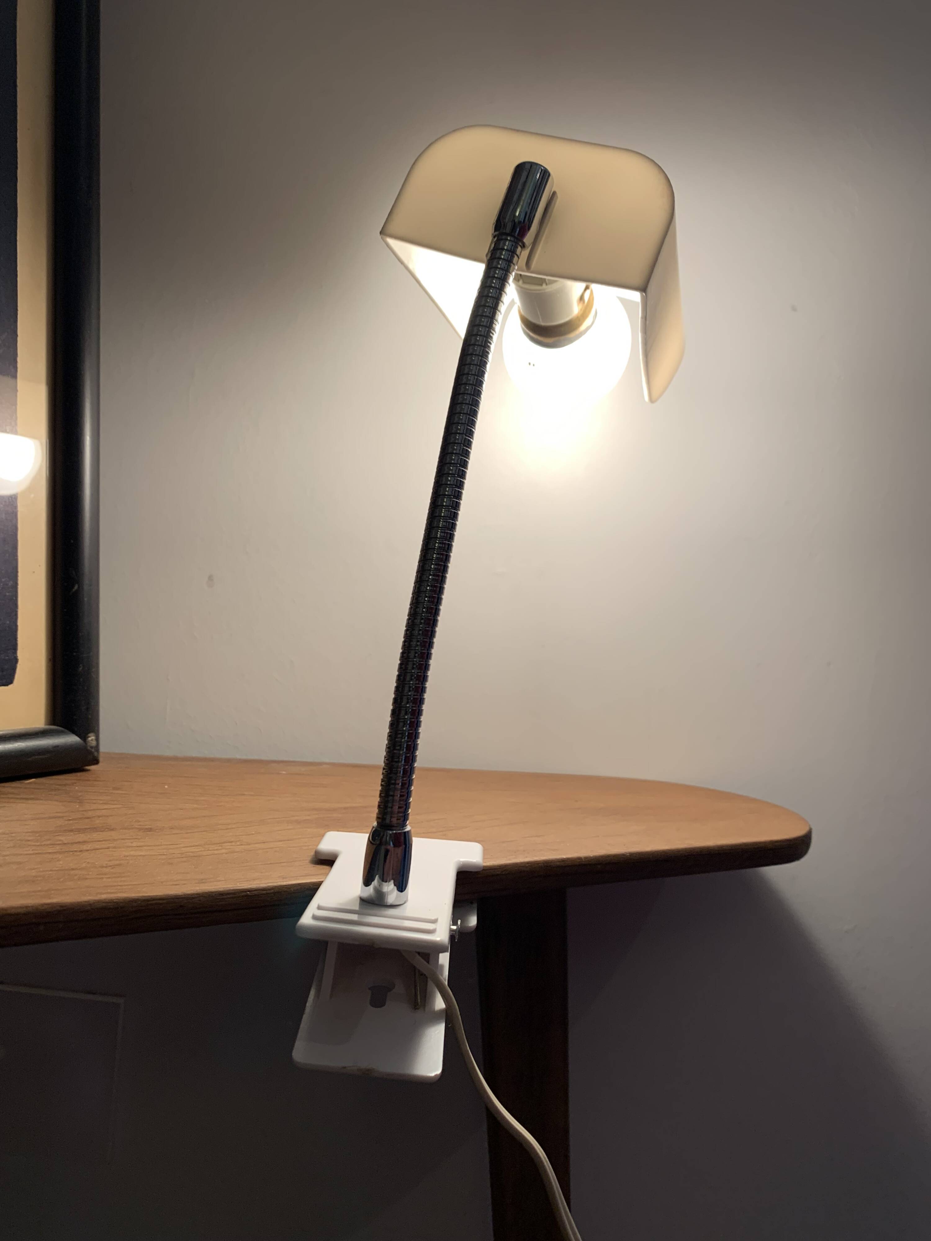 Vintage clip lamp 1970