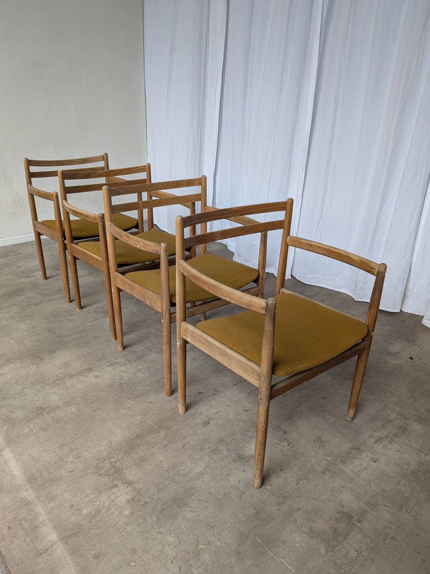 Set of 4 Yugoslav STOL Kamnik Armchairs /Vintage Mid Century Dining Chair
