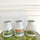 Vases en grès décor herbier