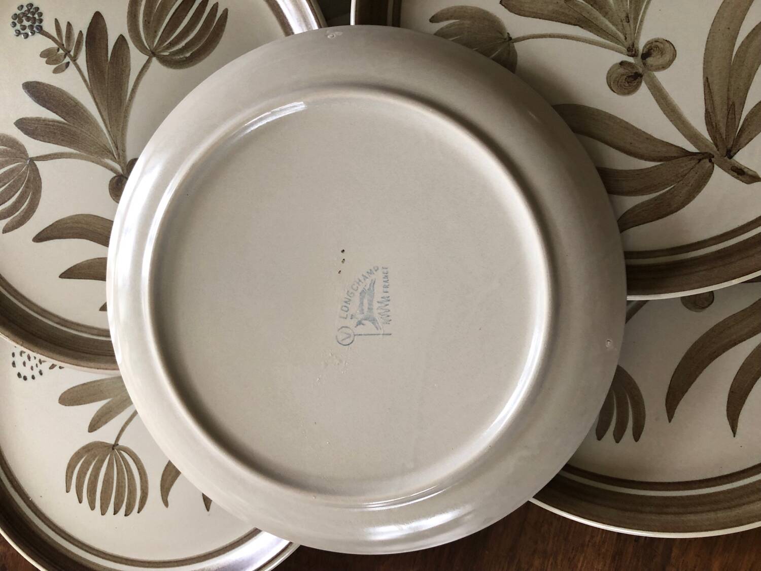 Longchamp stoneware dessert plates