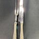 Cutting service in silver-plated metal signed Saint Médard, violin fillet model