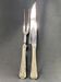 Cutting service in silver-plated metal signed Saint Médard, violin fillet model