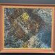 Grande huile sur toile suédoise originale – « Composition » par Valter Gibson