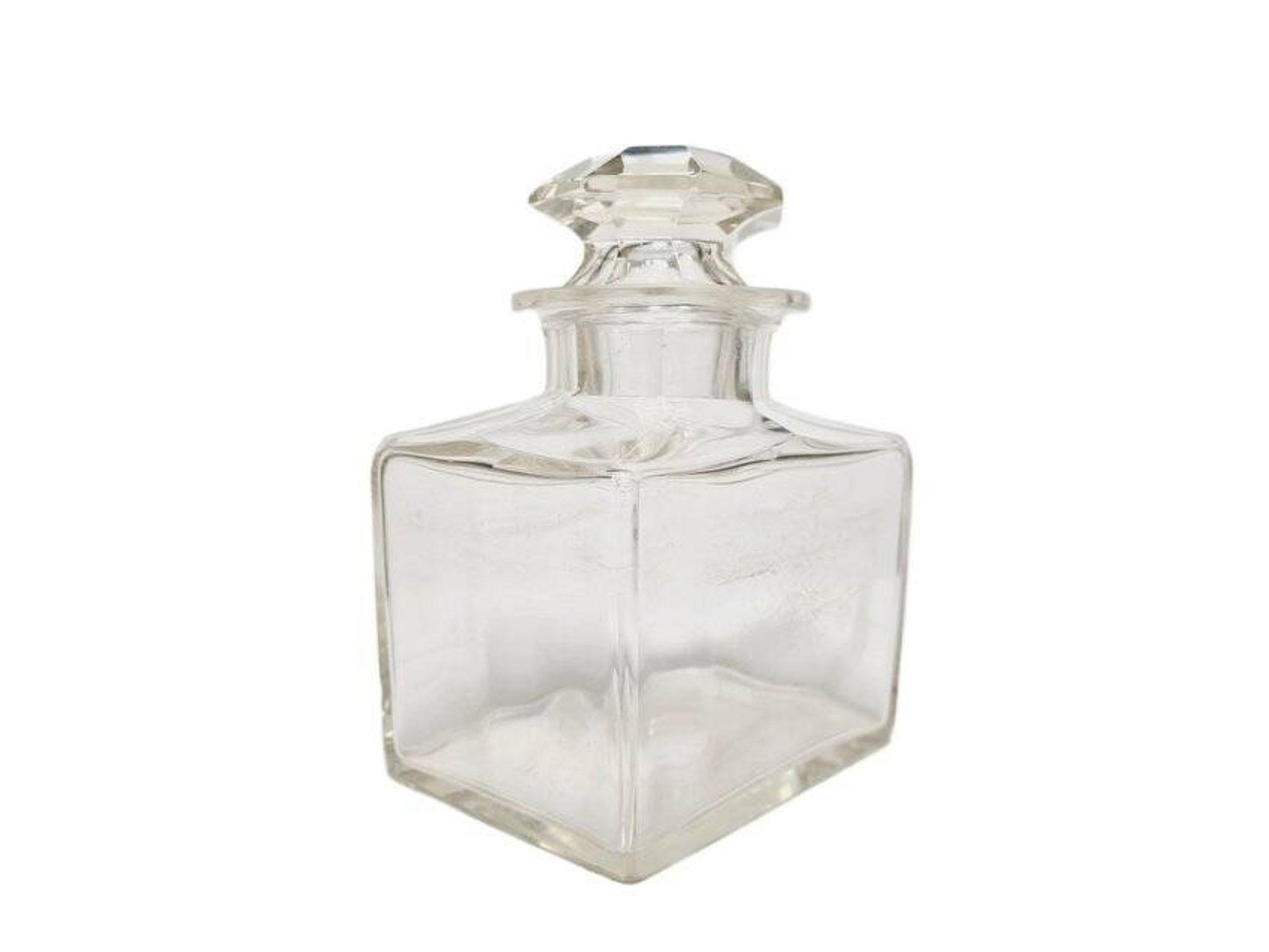 Biedermeier crystal tea box, Germany, 1890s