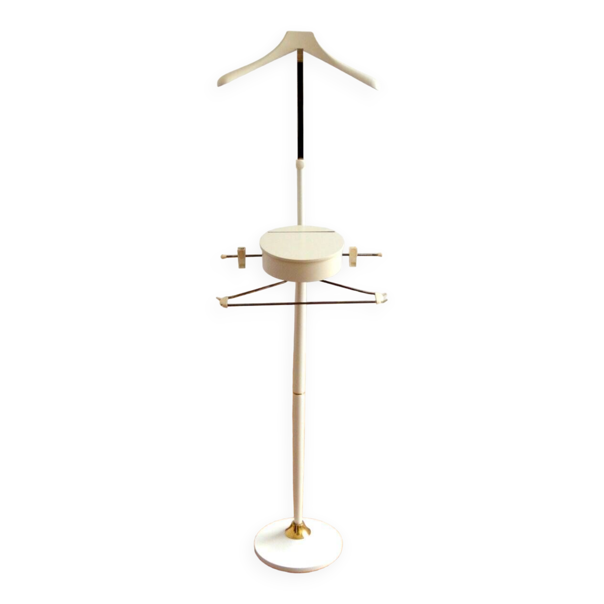 Valet / clothes rack with jewelry box 1960s