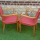 Fauteuils bridge moustache 1950