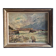 Georges Lemmers, oil on canvas, the bridge in the mountains