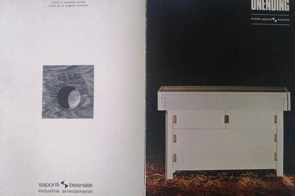 Saporiti vintage chest of drawers dressing table 1970s