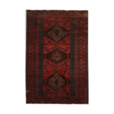 Traditional Handmade Persian Village Carpet Rug-100x183cm