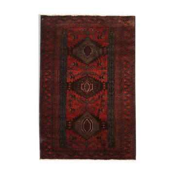 Traditional Handmade Persian Village Carpet Rug-100x183cm