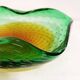 Murano glass ashtray bowl coated glass - 1960s