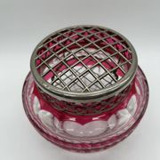 Pique-fleurs en cristal du VSL d'époque ART DECO