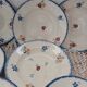 7 Digoin and Sarreguemines soup plates