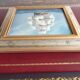 Set of two paintings with identical gold and silver frames