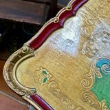 Large Florentine wooden tray