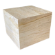 Base table shape square 1970 travertine on wheels french work