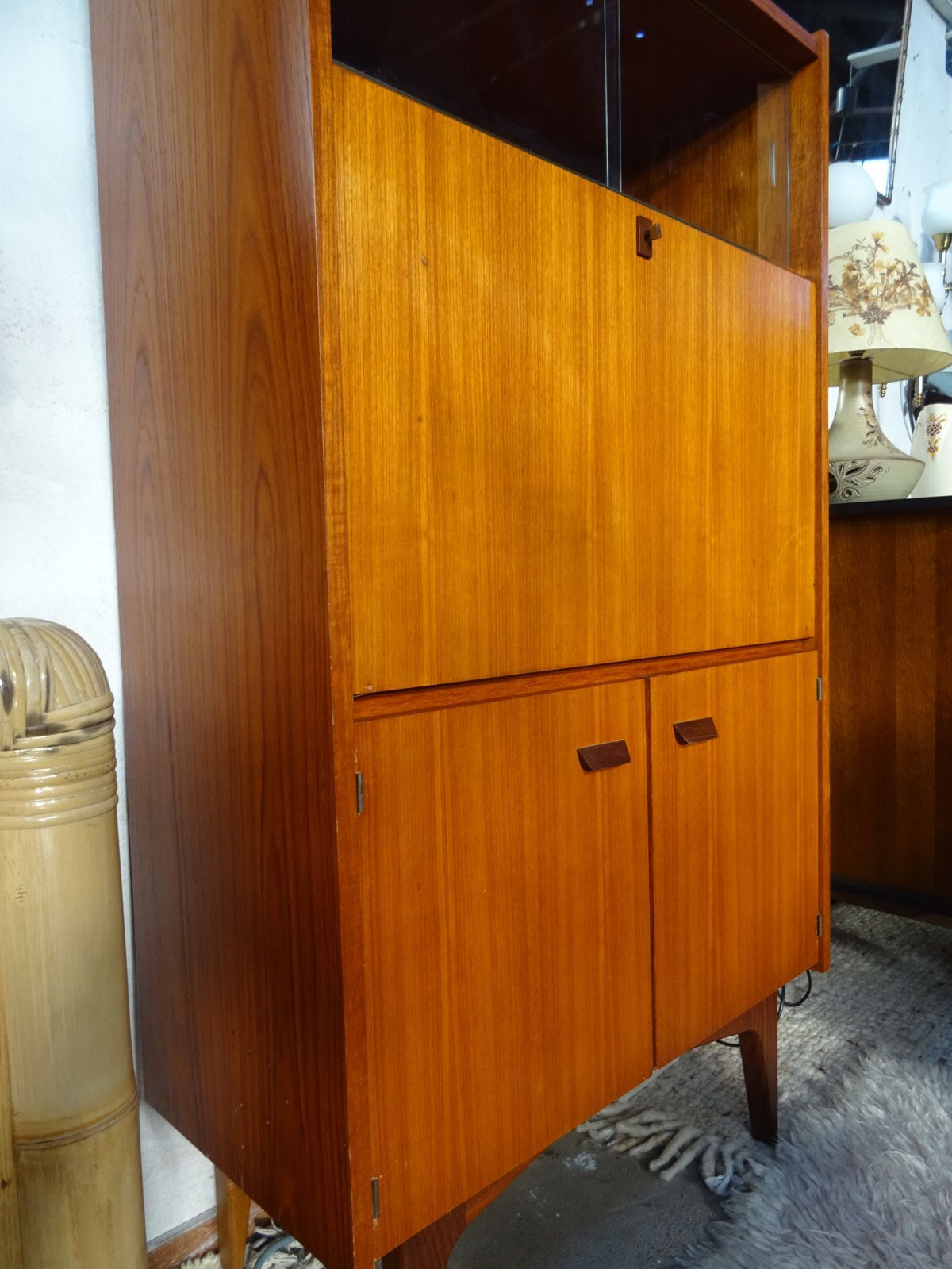 Scandinavian teak secretary