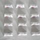 Lot de 12 couverts vintage en porcelaine française repose jolie décoration florale 4430