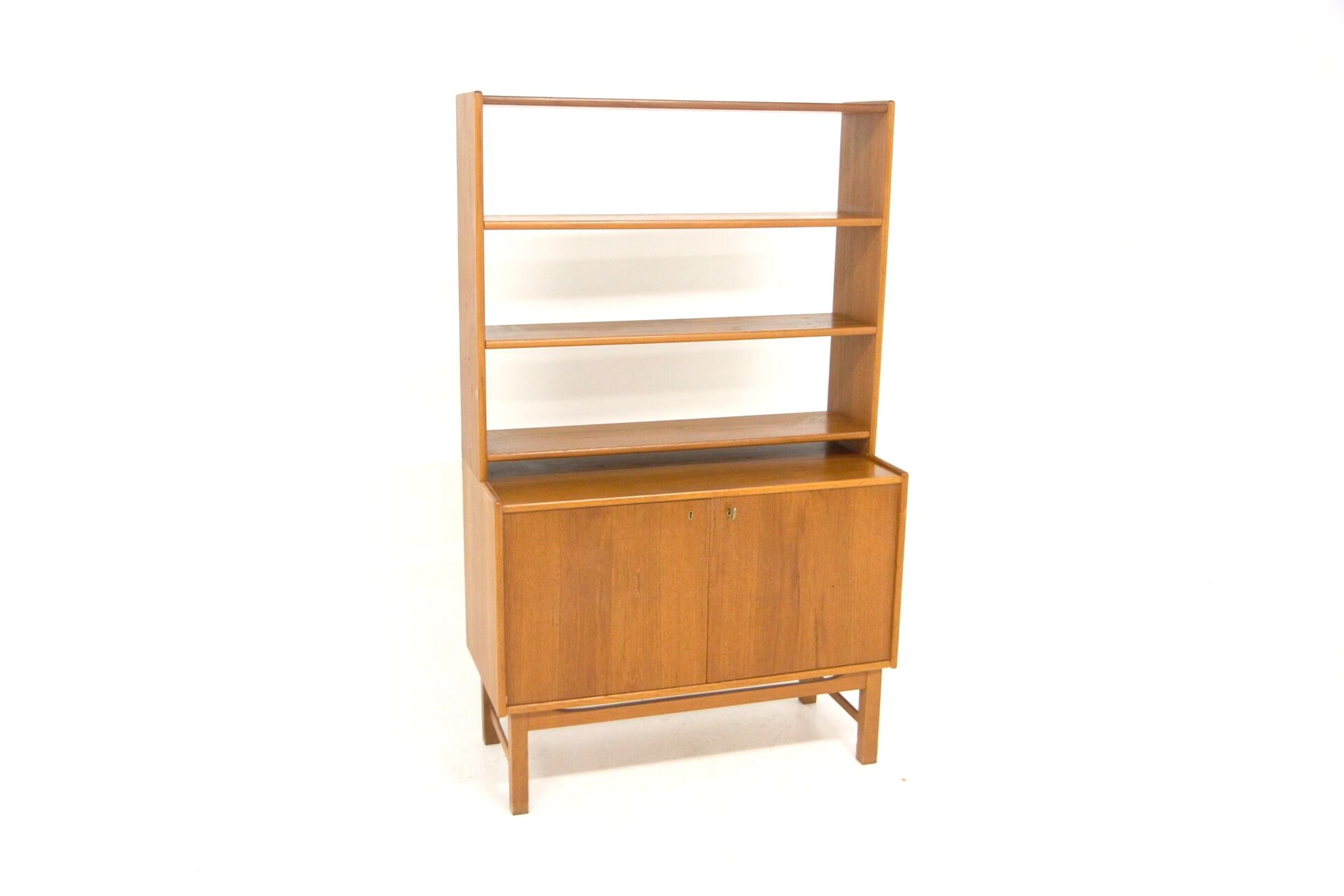 Scandinavian teak library, Afja, Tibro, Sweden, 1960