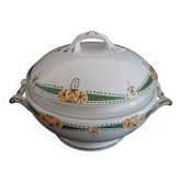 Soupière légumier Longwy art déco
