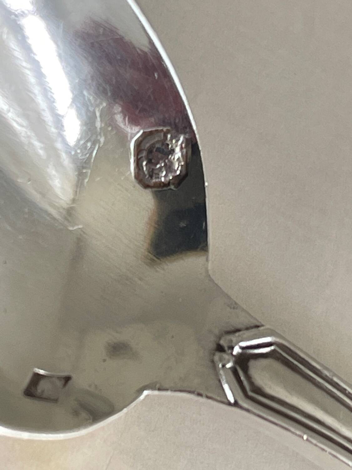 6 Laparra solid silver mocha spoons