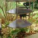 Vintage corner shelf 1960 formica 3 trays