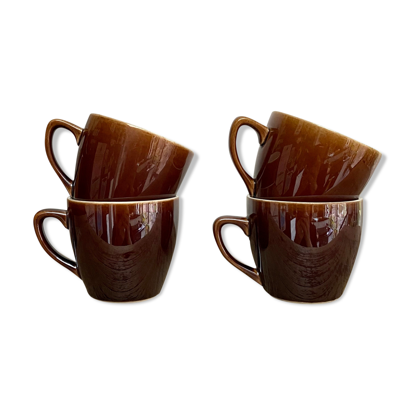 4 vintage Villeroy & Boch coffee cups