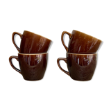 4 vintage Villeroy & Boch coffee cups