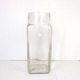 Glass vase, old pharmacy jar