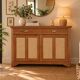 Buffet portes en cannage