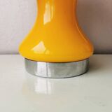 Vintage 80s glass table lamp