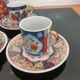 6 Japanese coffee cups and milk jug