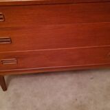 Convenient Danish teak secretary Craftsmanship M.K from the 60s