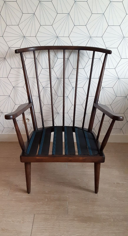 Baumann vintage fan model armchair