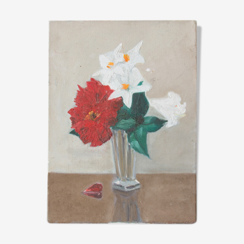 Peinture bouquet de fleurs