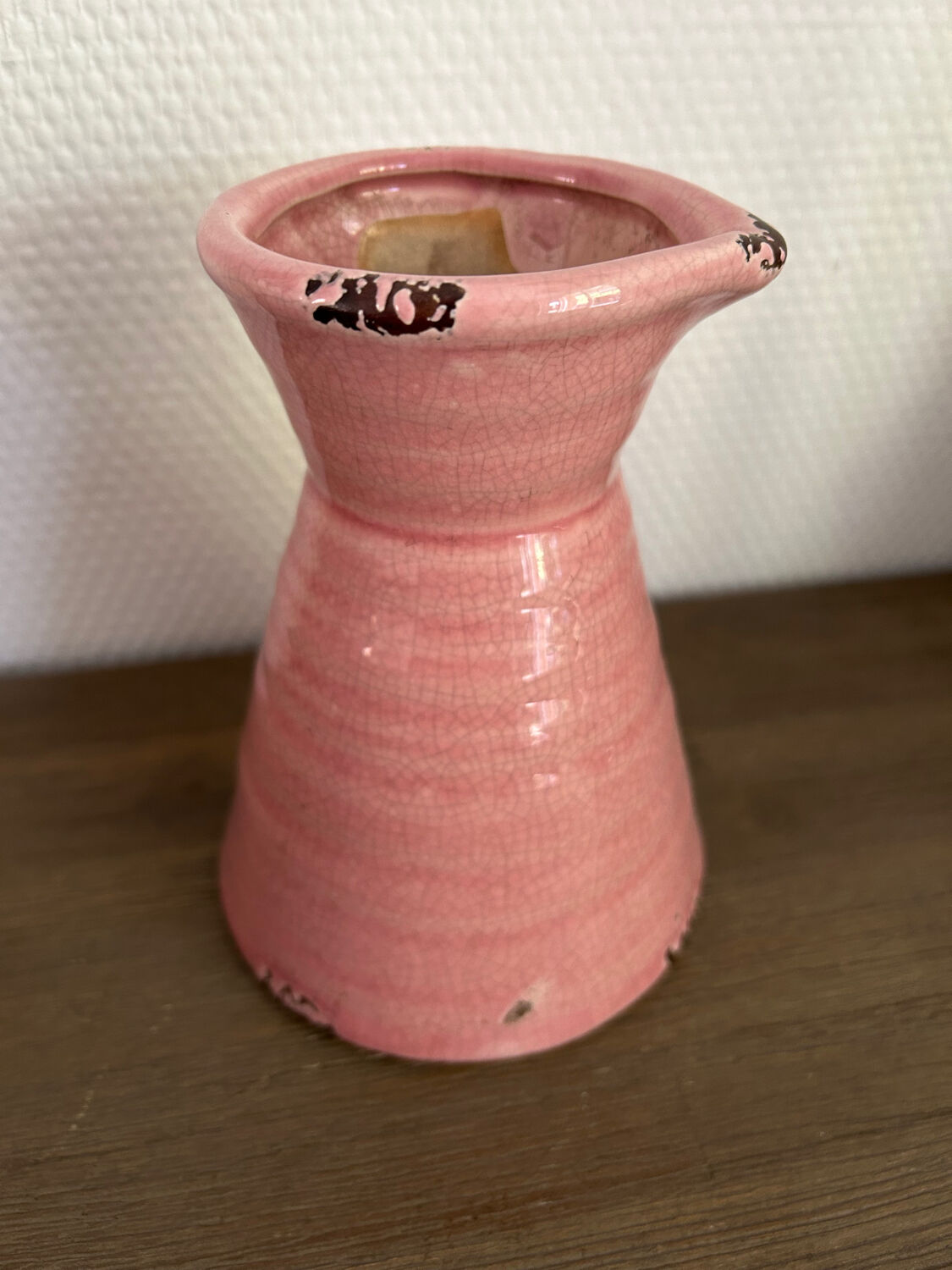 Measuring glass vase