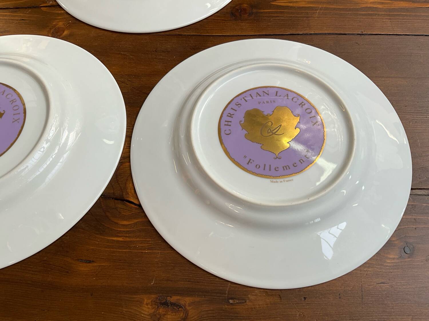 Madly model plates by Christian Lacroix