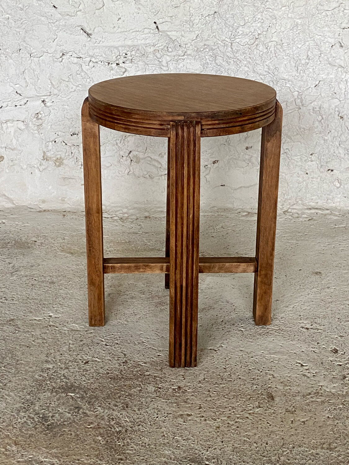 Set of 6 wooden stools