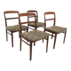 Set de 4 chaises en palissandre, Suède, 1960