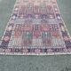Handmade beige Bakhtiar rug with flowers 200x300.