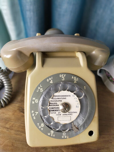 Socotel S63 dial phone grey