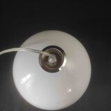 Opaline white globe pendant light